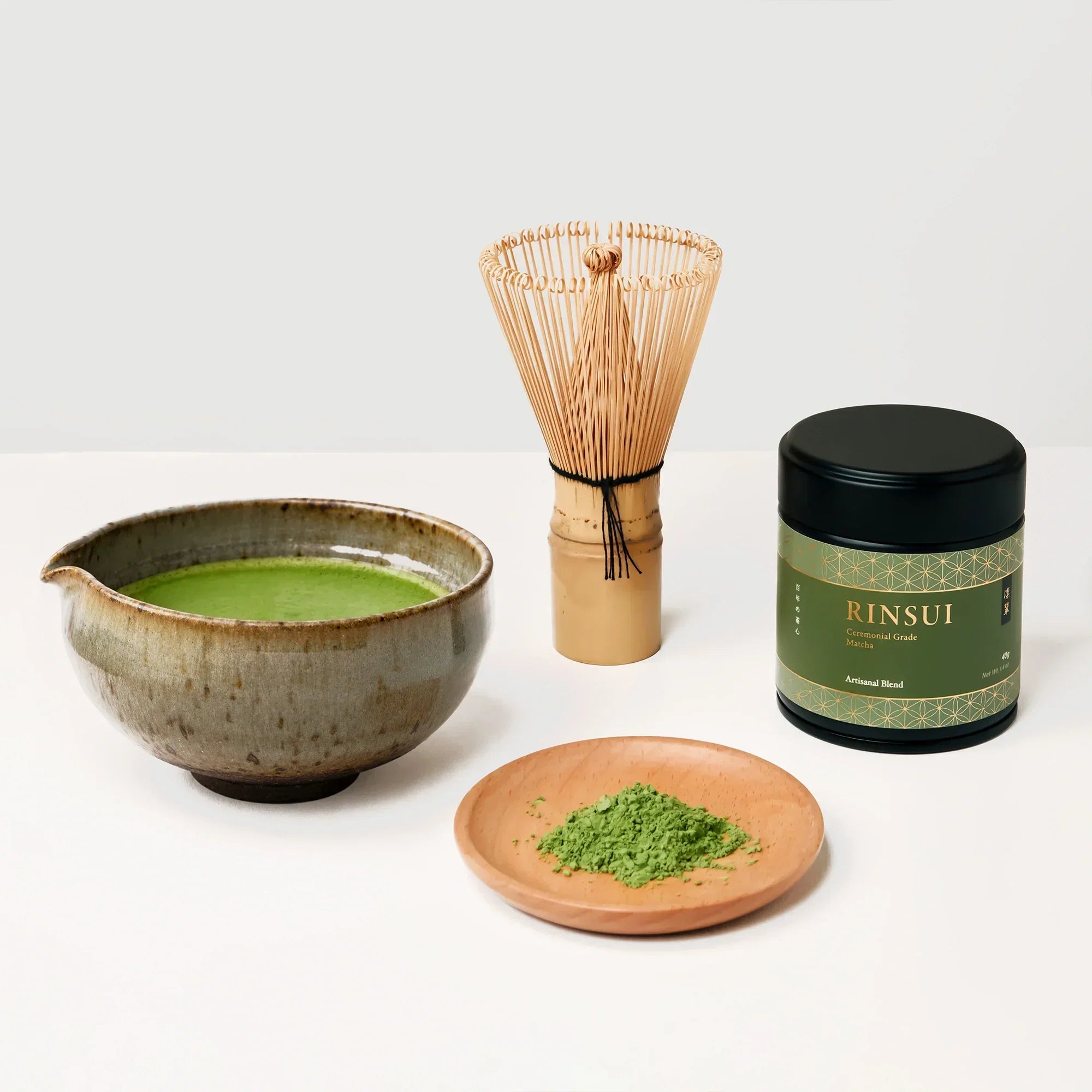 Artisanal Blend ceremonial grade matcha from Uji Japan offering smooth, balanced flavor with subtle sweetness and umami