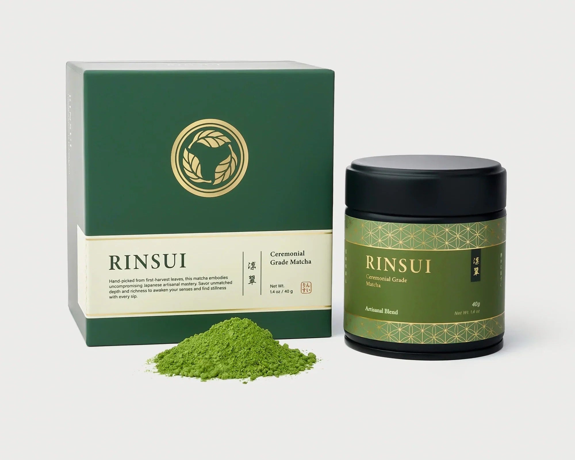 Artisanal Blend japanese ceremonial grade matcha from Uji with smooth, well-balanced flavor and subtle sweetness