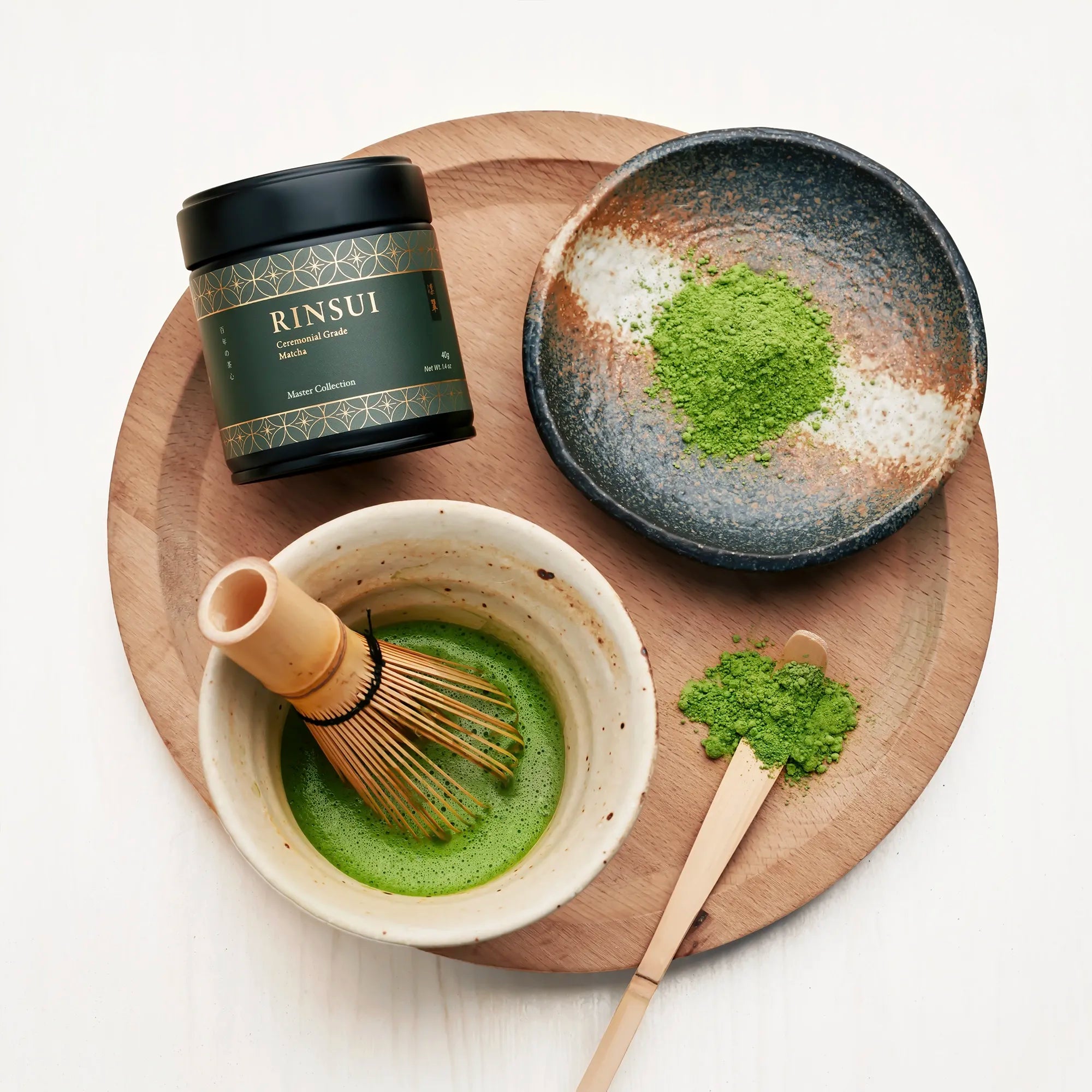RINSUI Master Collection pure single-origin best japanese ceremonial grade matcha from Kagoshima with smooth velvet texture and deep umami 2