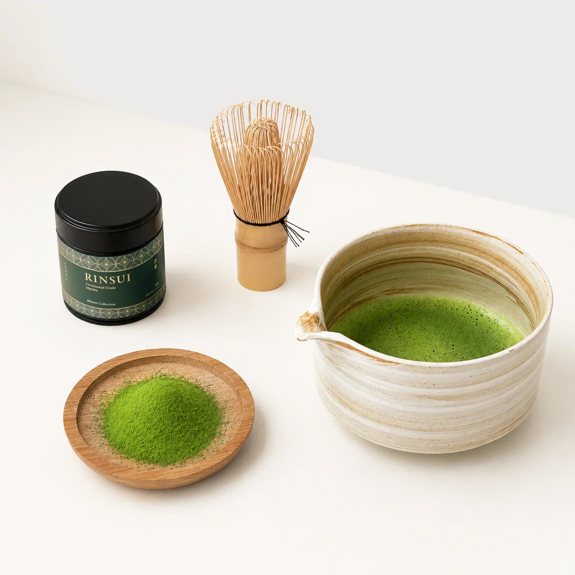 RINSUI Master Collection pure single-origin best japanese ceremonial grade matcha from Kagoshima with smooth velvet texture and deep umami 4