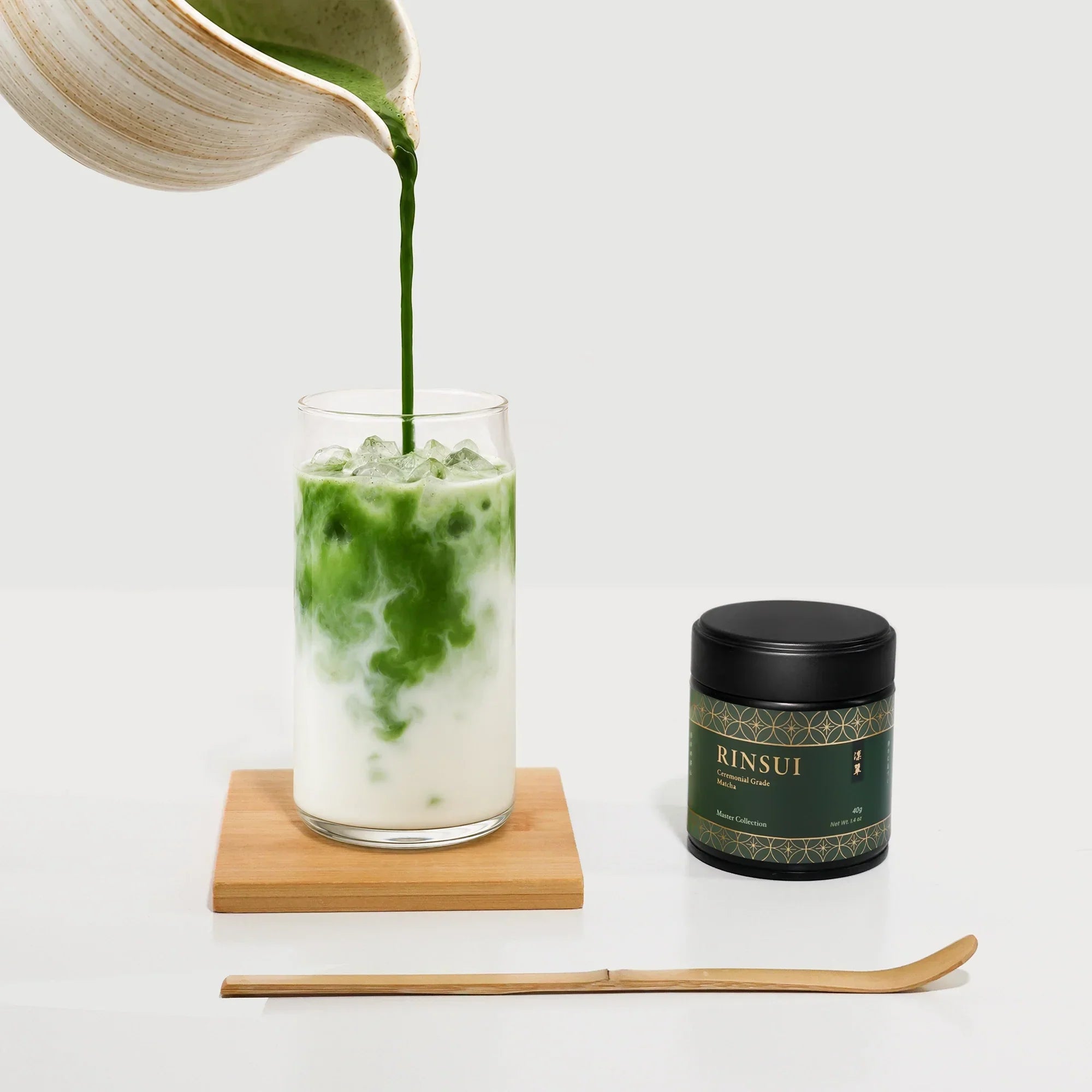 RINSUI Master Collection pure single-origin best japanese ceremonial grade matcha from Kagoshima with smooth velvet texture and deep umami 6
