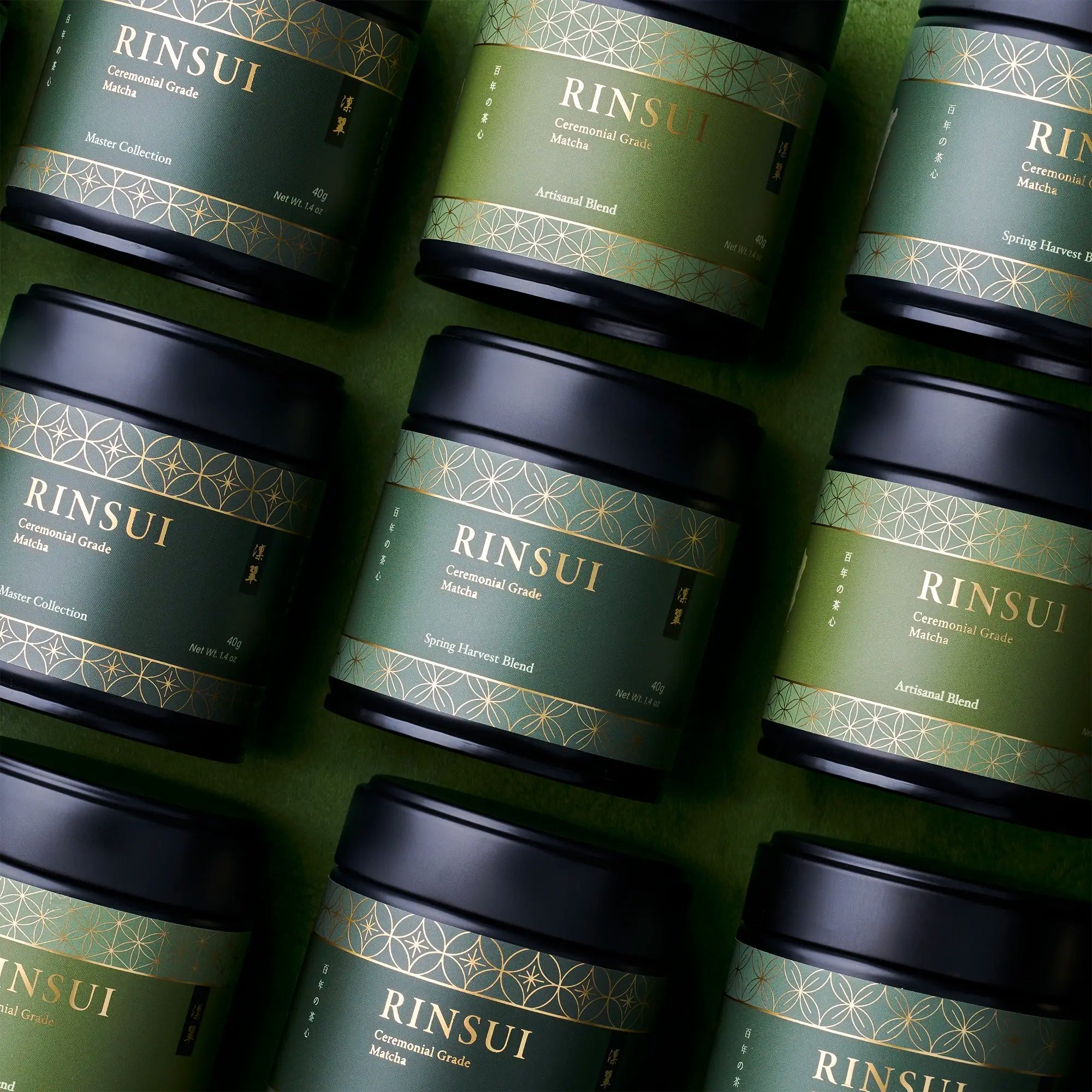 RINSUI Spring Harvest Blend japanese ceremonial grade organic matcha with delicate floral and seaweed notes from Miyazaki first flush spring harvest 11