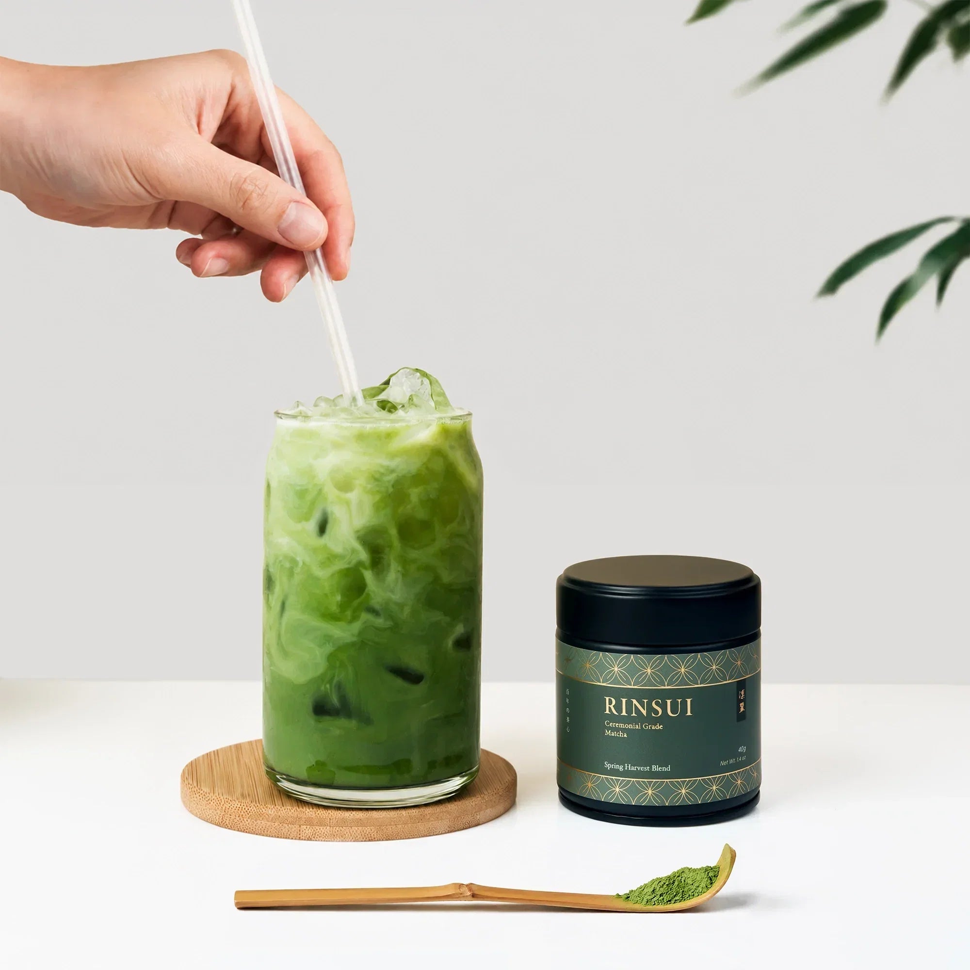 RINSUI Spring Harvest Blend japanese ceremonial grade organic matcha with delicate floral and seaweed notes from Miyazaki first flush spring harvest 3